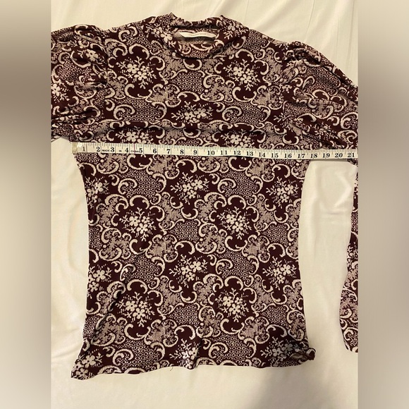 Rebecca Taylor Rochelle Fleur drape mock neck - size large - never worn - Picture 10 of 15